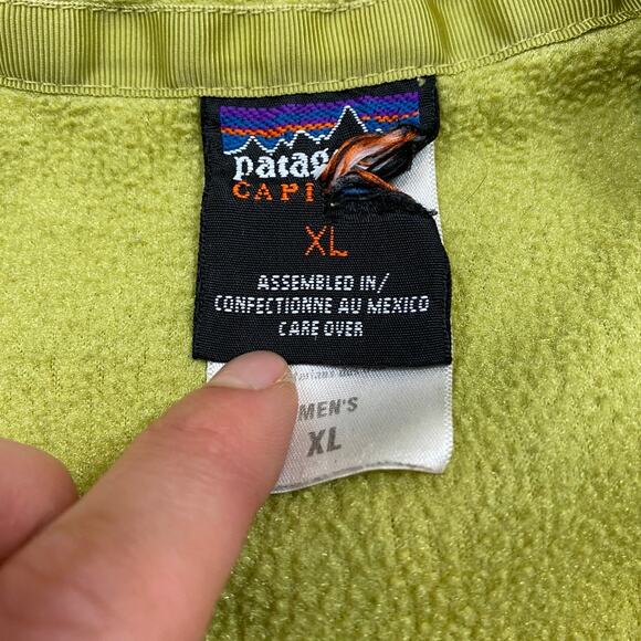 Vintage Patagonia El Cap Capilene 1/4 Zip Fleece Sweater Men's XL Gorpcore - Picture 4 of 10